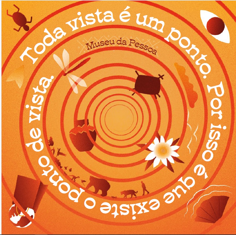 Capa de Toda vista é um ponto. Por isso é que existe o ponto de vista.